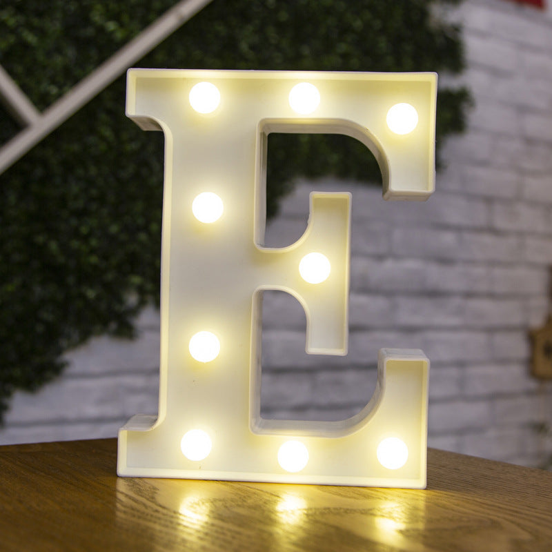 White LED Letters For Decoration