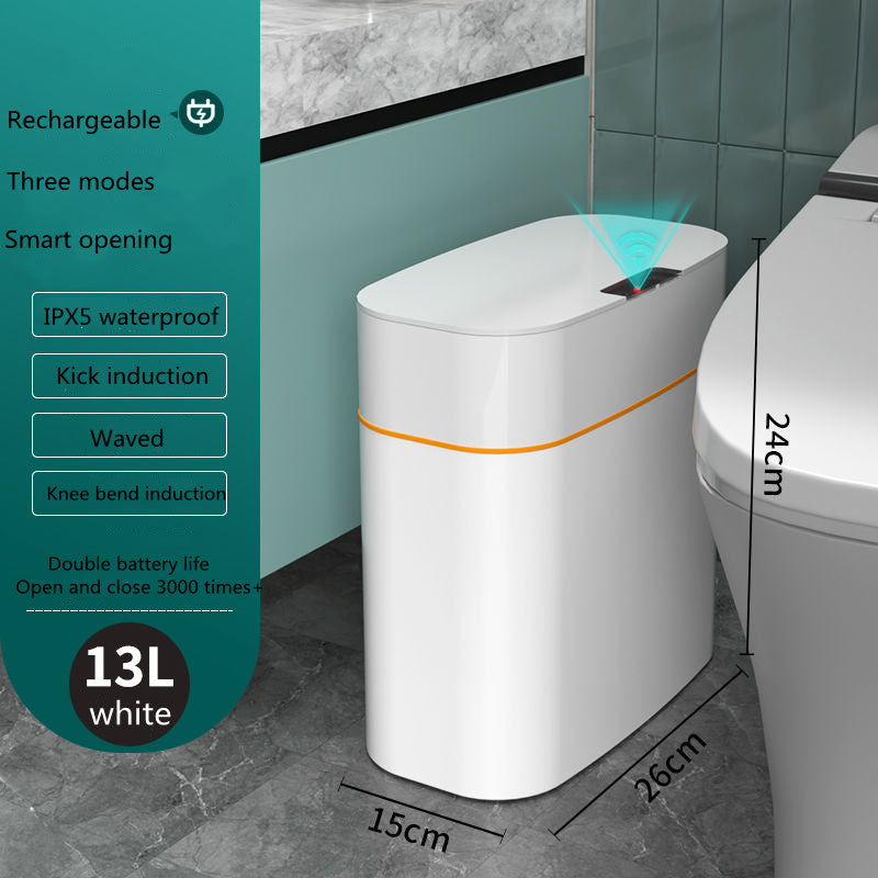 Smart Trash Can With Motion Move Lid
