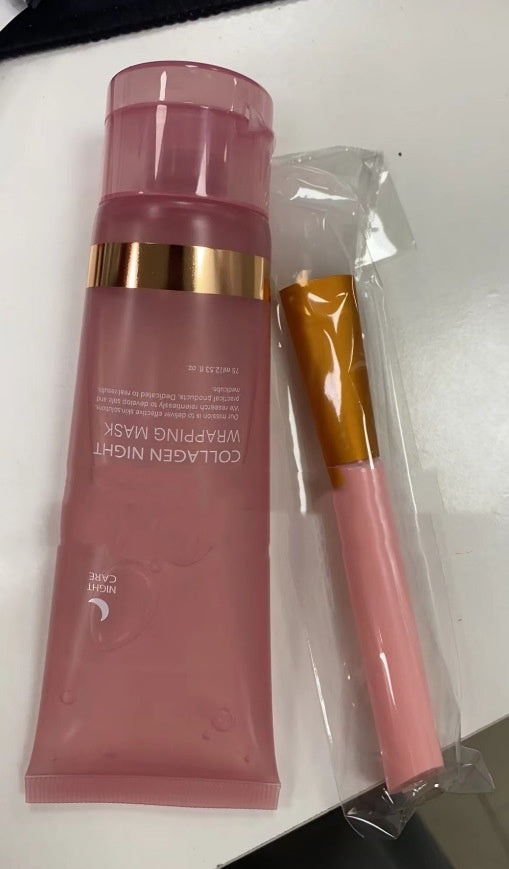 Straffende Collagen-Gesichtsmaske für eine glasartige Haut