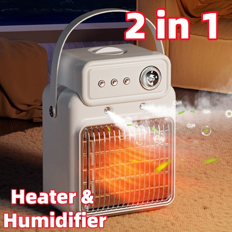 1200 W 2-in-1-Raum- und Tischbefeuchtungsheizung