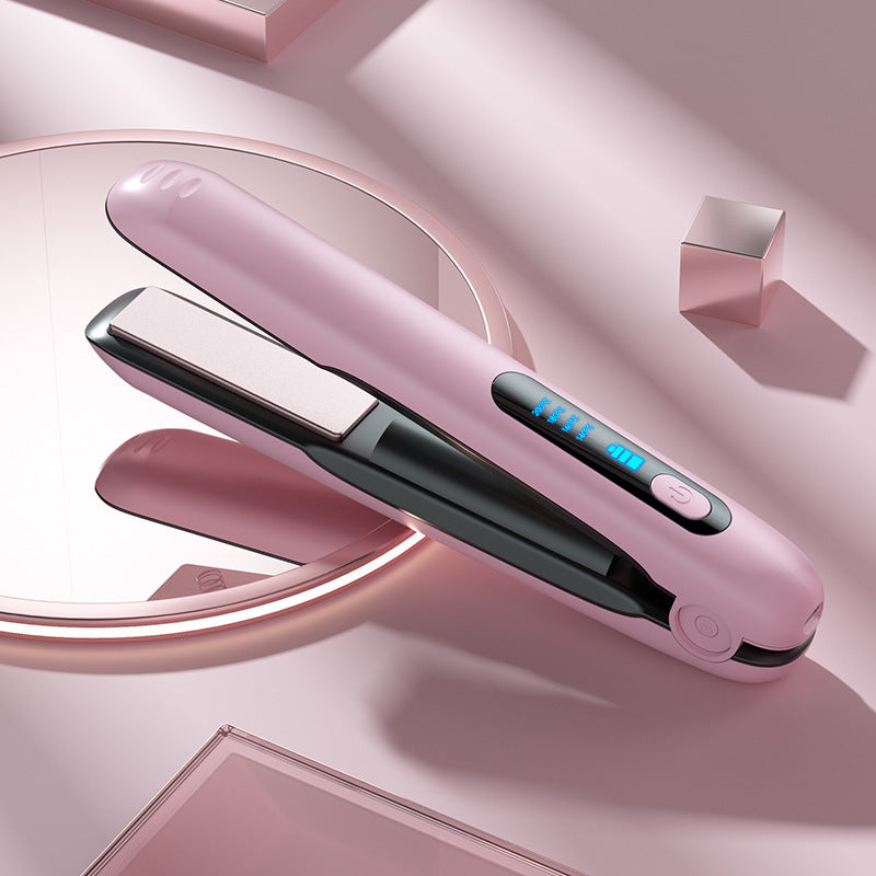 Kabelloser Mini-Haarglätter mit 2-in-1-Roller, max. 200 °C
