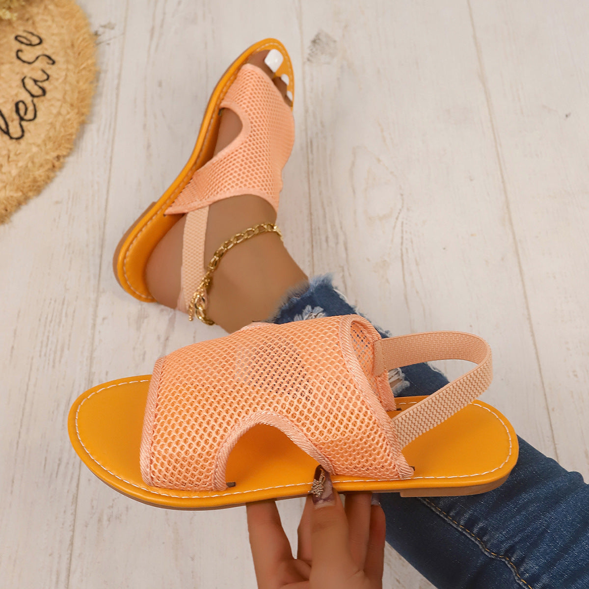 New Mesh Sandals