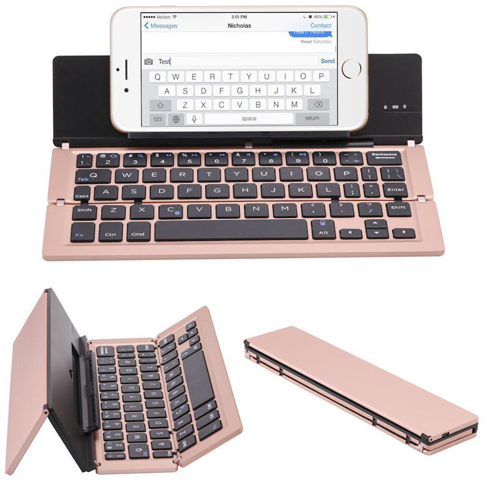 Folding ultra-thin Bluetooth keyboard