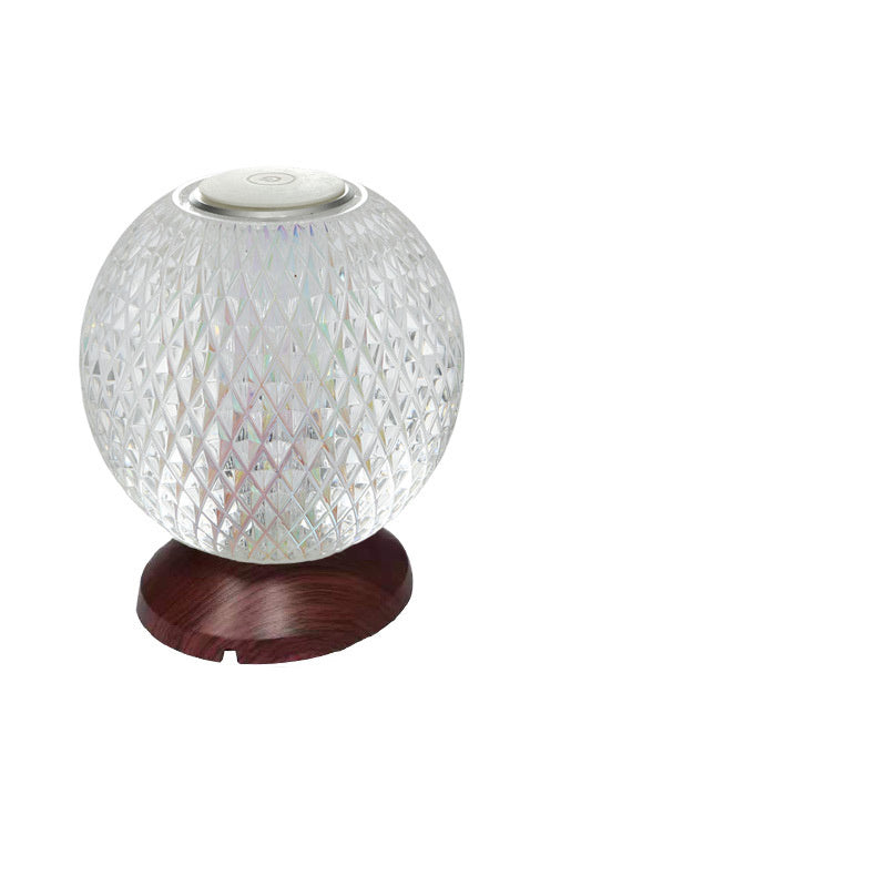 Acrylic Crystal LED Bedside Table Lamp With Touch Switch