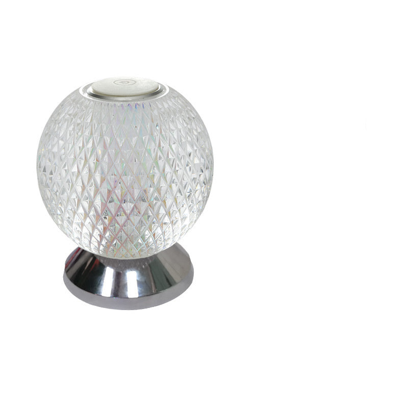 Acrylic Crystal LED Bedside Table Lamp With Touch Switch