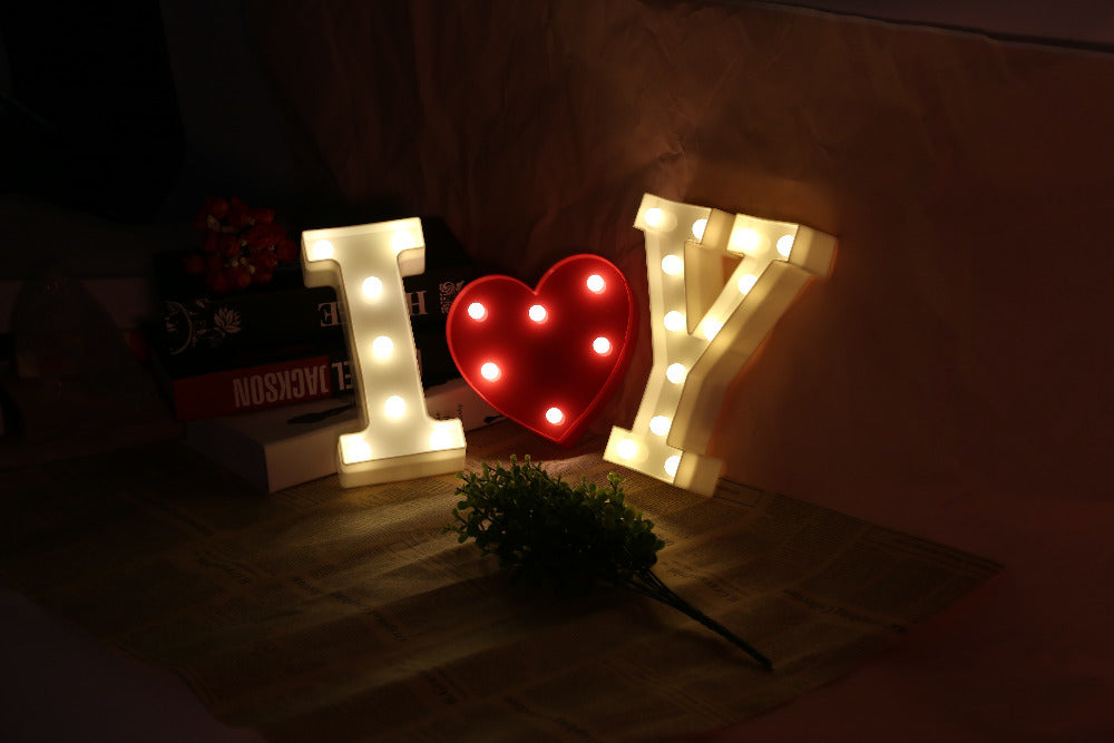 White LED Letters For Decoration