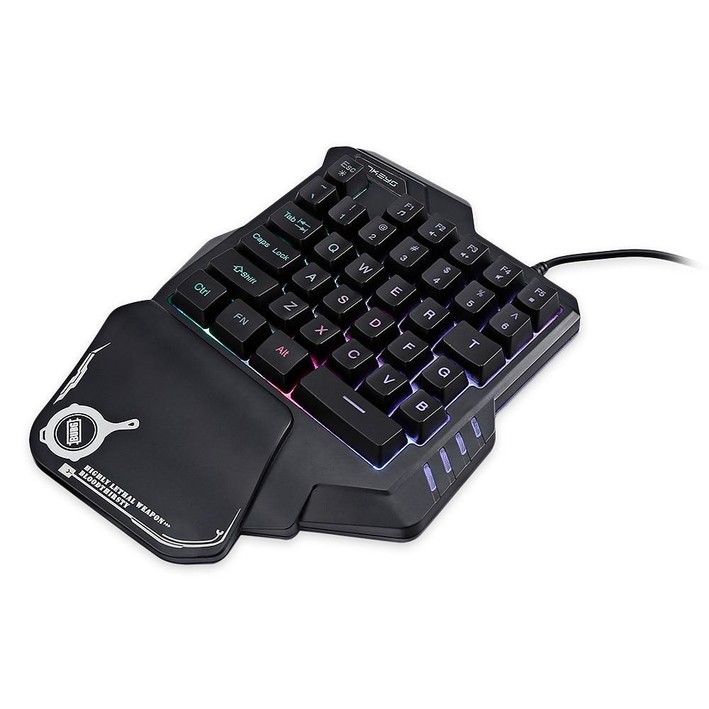 One-Handed Mini Gaming Keyboard