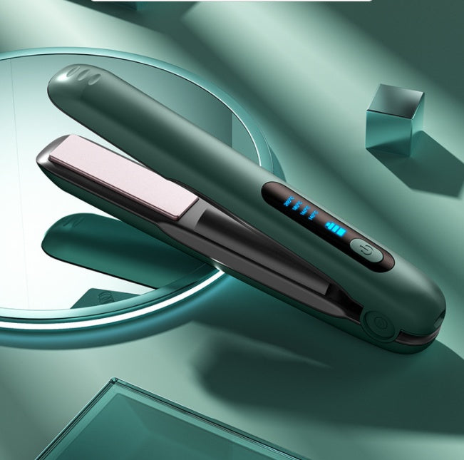 Kabelloser Mini-Haarglätter mit 2-in-1-Roller, max. 200 °C
