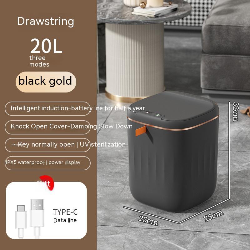 Smart Trash Can With Motion Move Lid