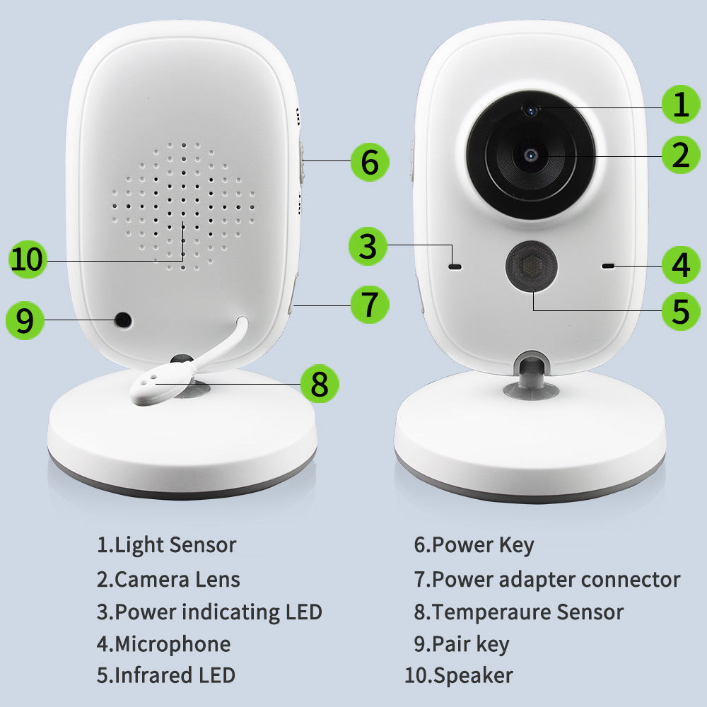 Baby Camera With Temperature Monitoring Feature