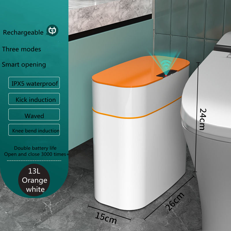 Smart Trash Can With Motion Move Lid
