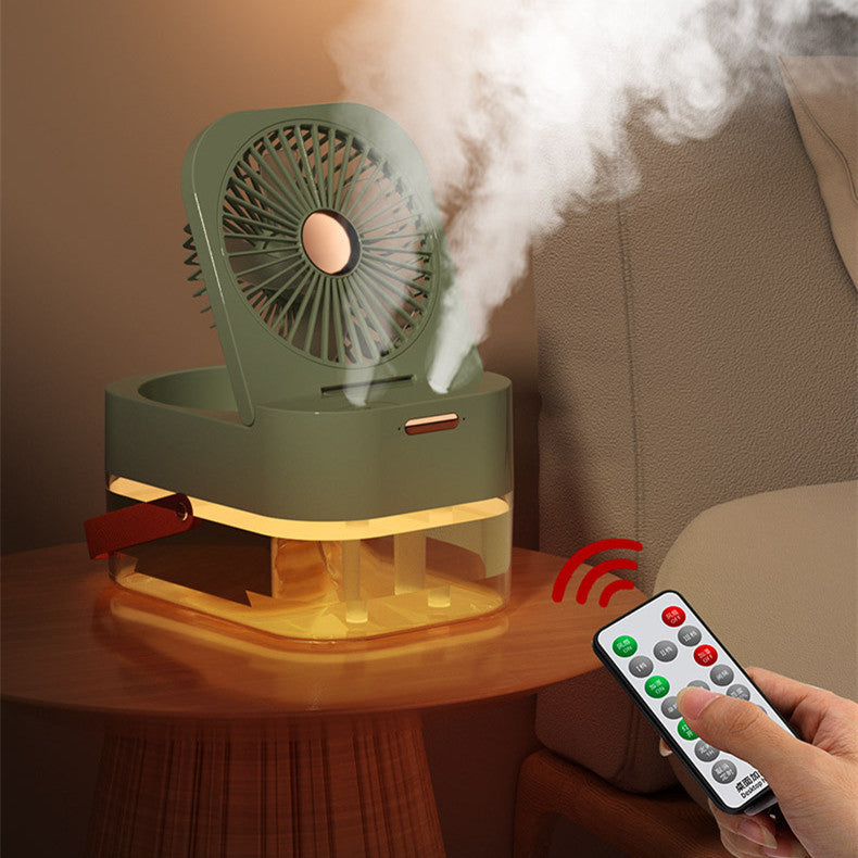 Humidifier Spray Fan With Night Light