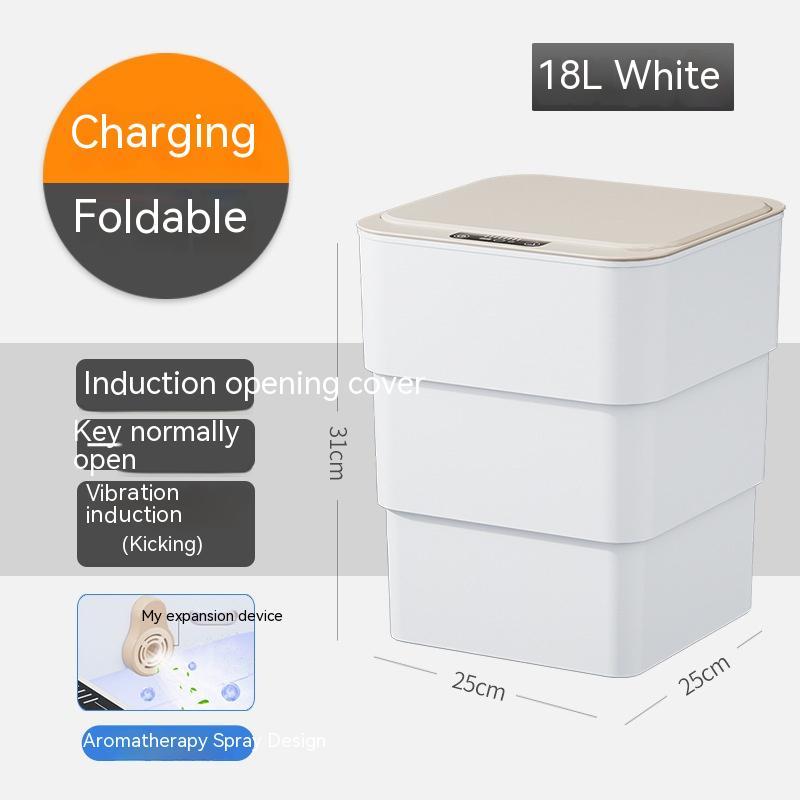 Smart Trash Can With Motion Move Lid