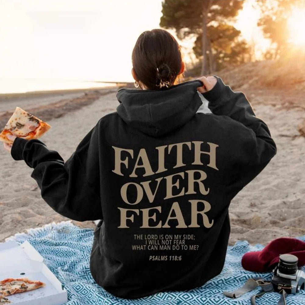 Faith Over Fear Hoodie Unisex