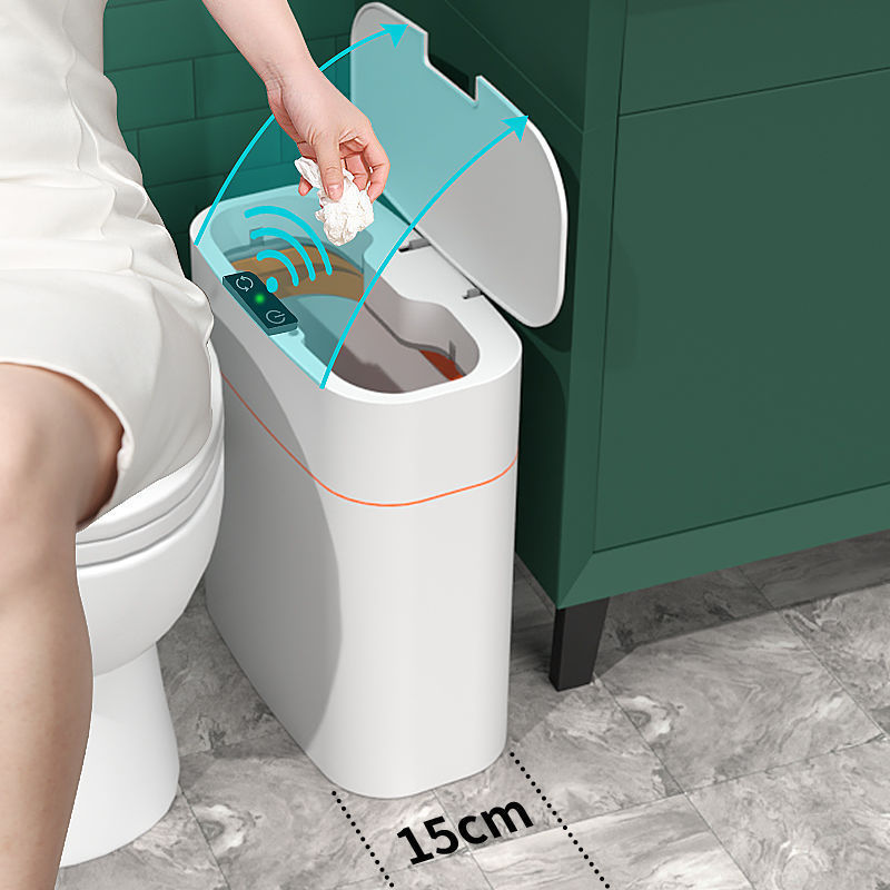 Smart Trash Can With Motion Move Lid