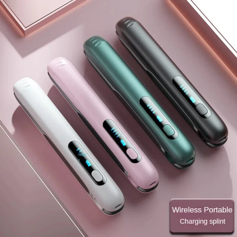 Kabelloser Mini-Haarglätter mit 2-in-1-Roller, max. 200 °C