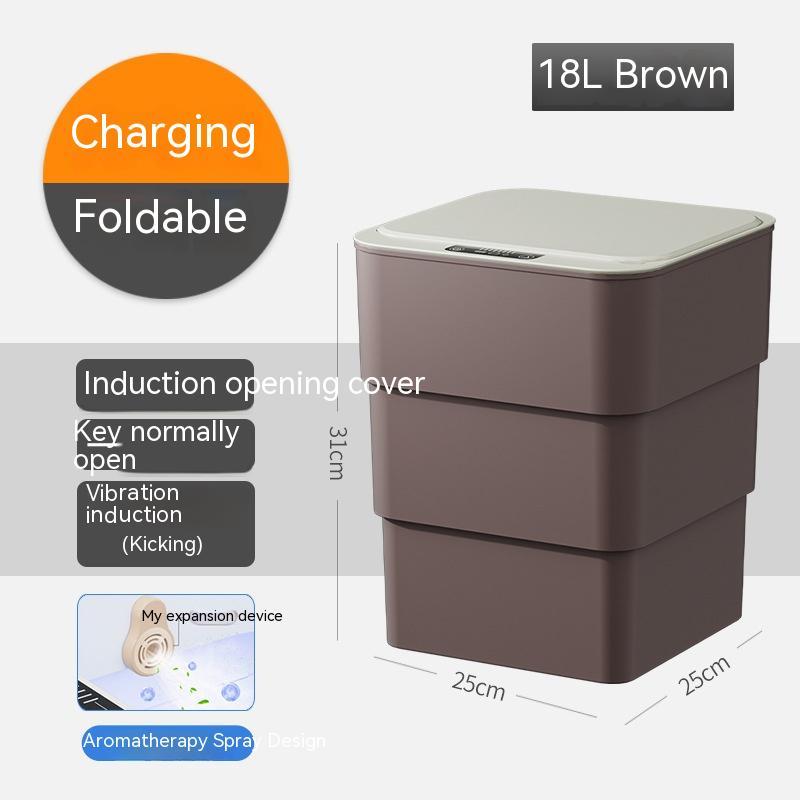 Smart Trash Can With Motion Move Lid