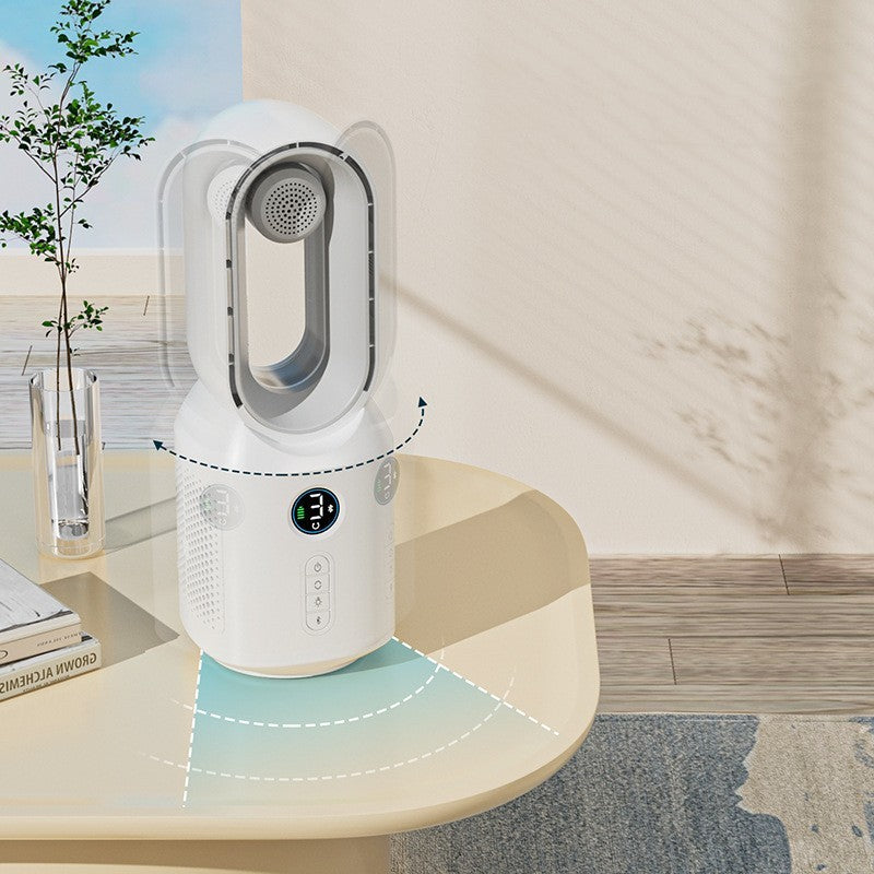Flügelloser Ventilator mit Bluetooth-Lautsprecher und LED-Licht