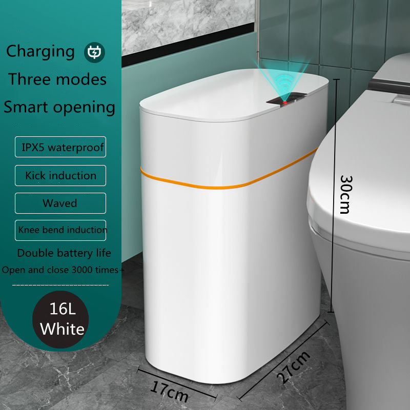 Smart Trash Can With Motion Move Lid
