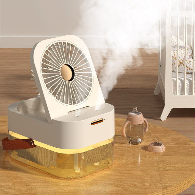 Humidifier Spray Fan With Night Light