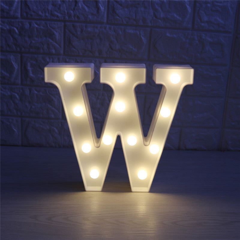 White LED Letters For Decoration