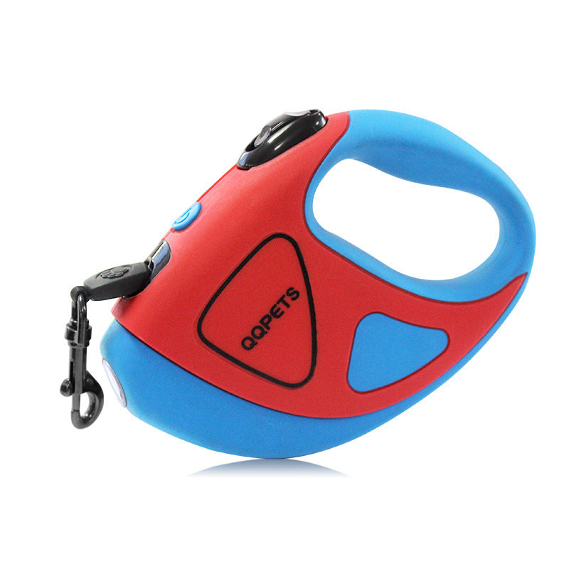 Pet Automatic Retractable Lead With Night Safety LED Light