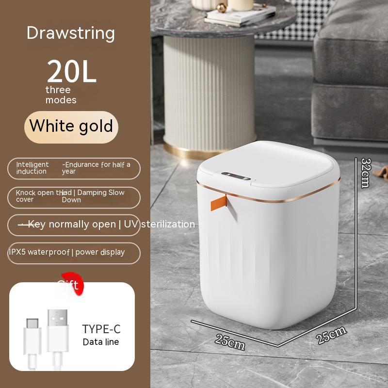 Smart Trash Can With Motion Move Lid