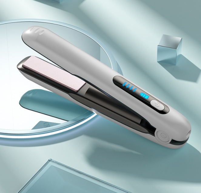 Kabelloser Mini-Haarglätter mit 2-in-1-Roller, max. 200 °C