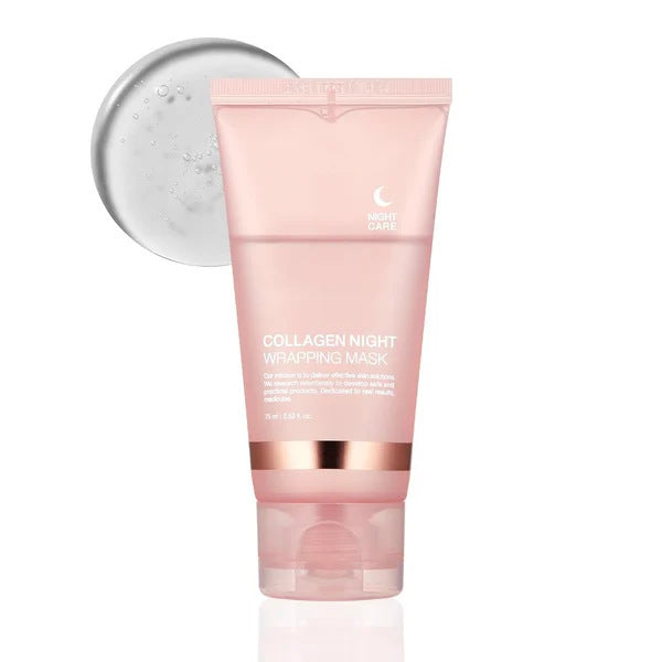 Straffende Collagen-Gesichtsmaske für eine glasartige Haut
