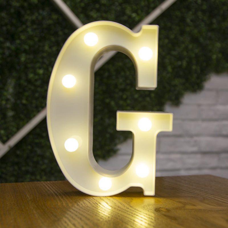 White LED Letters For Decoration