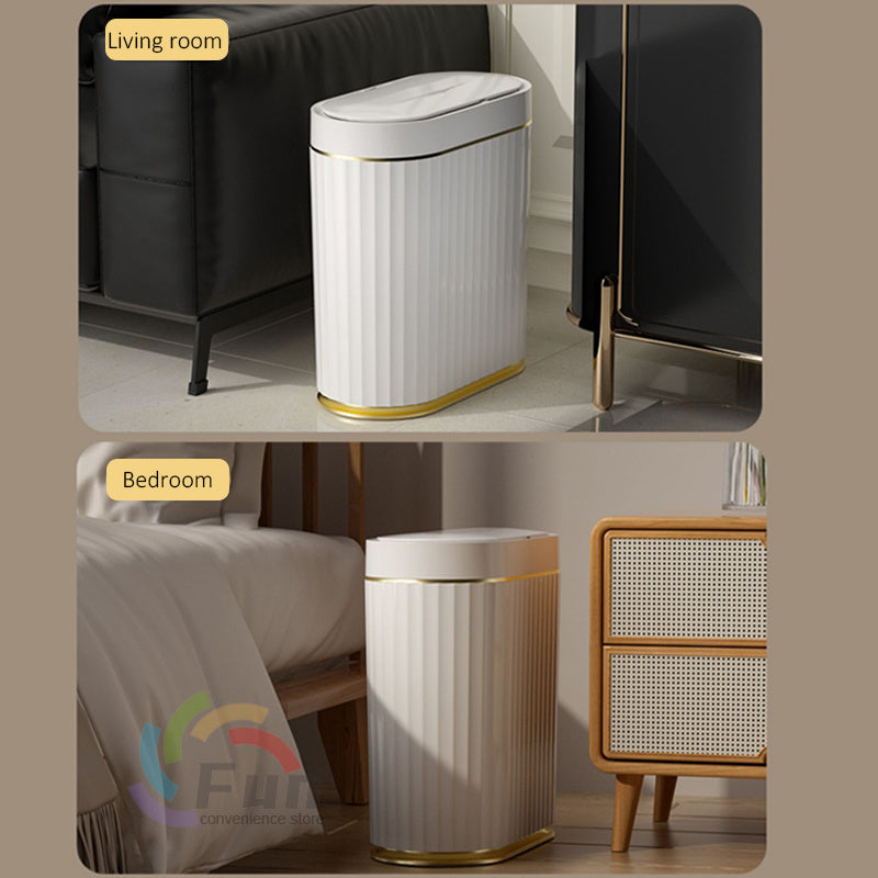 Smart Trash Can With Motion Move Lid