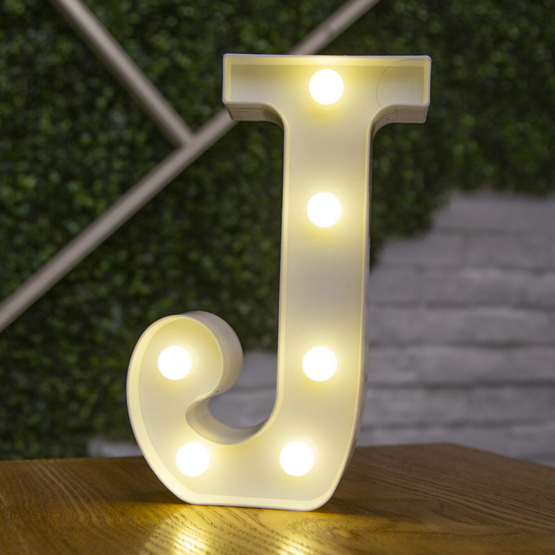 White LED Letters For Decoration