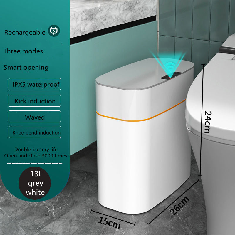 Smart Trash Can With Motion Move Lid