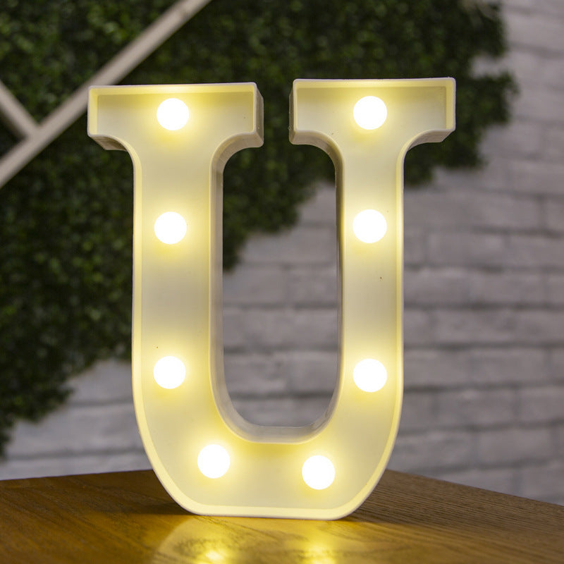 White LED Letters For Decoration