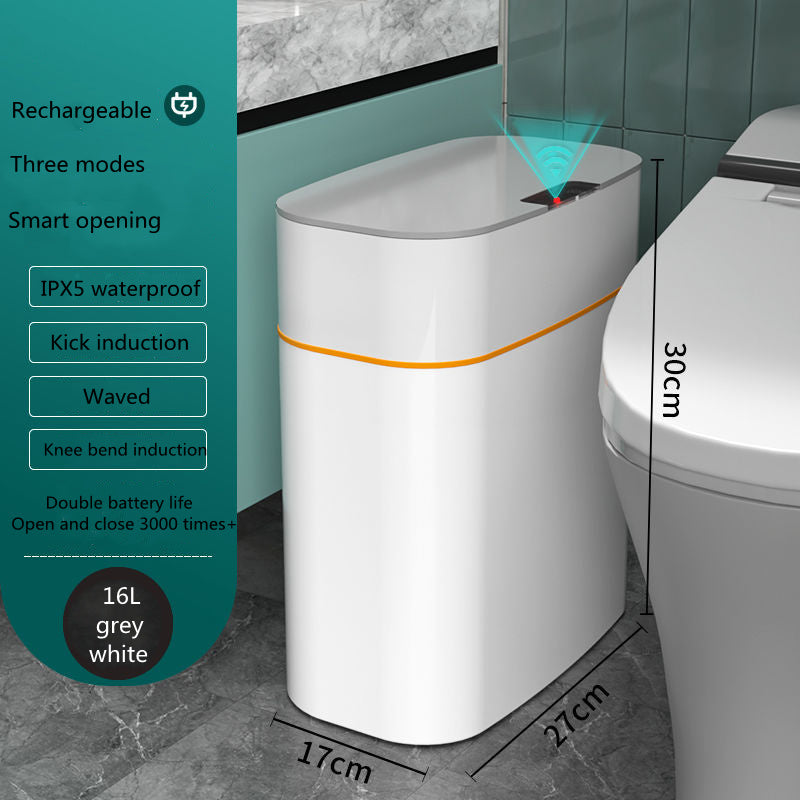 Smart Trash Can With Motion Move Lid