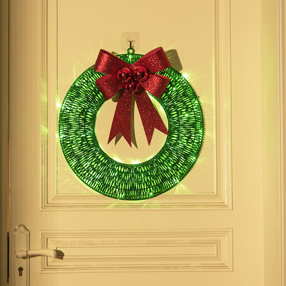 Christmas LED Wreath With Big Bow