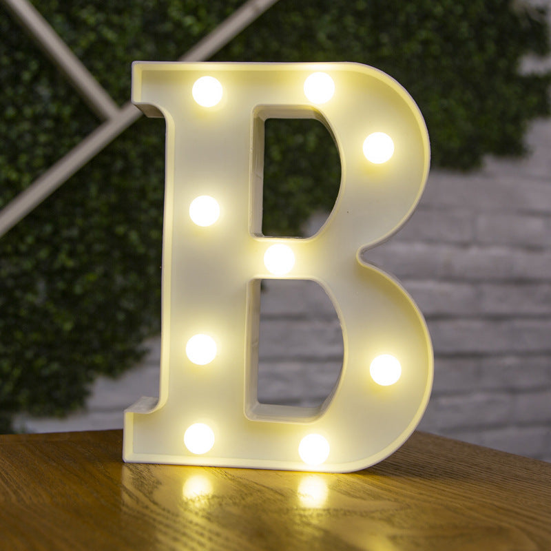 White LED Letters For Decoration