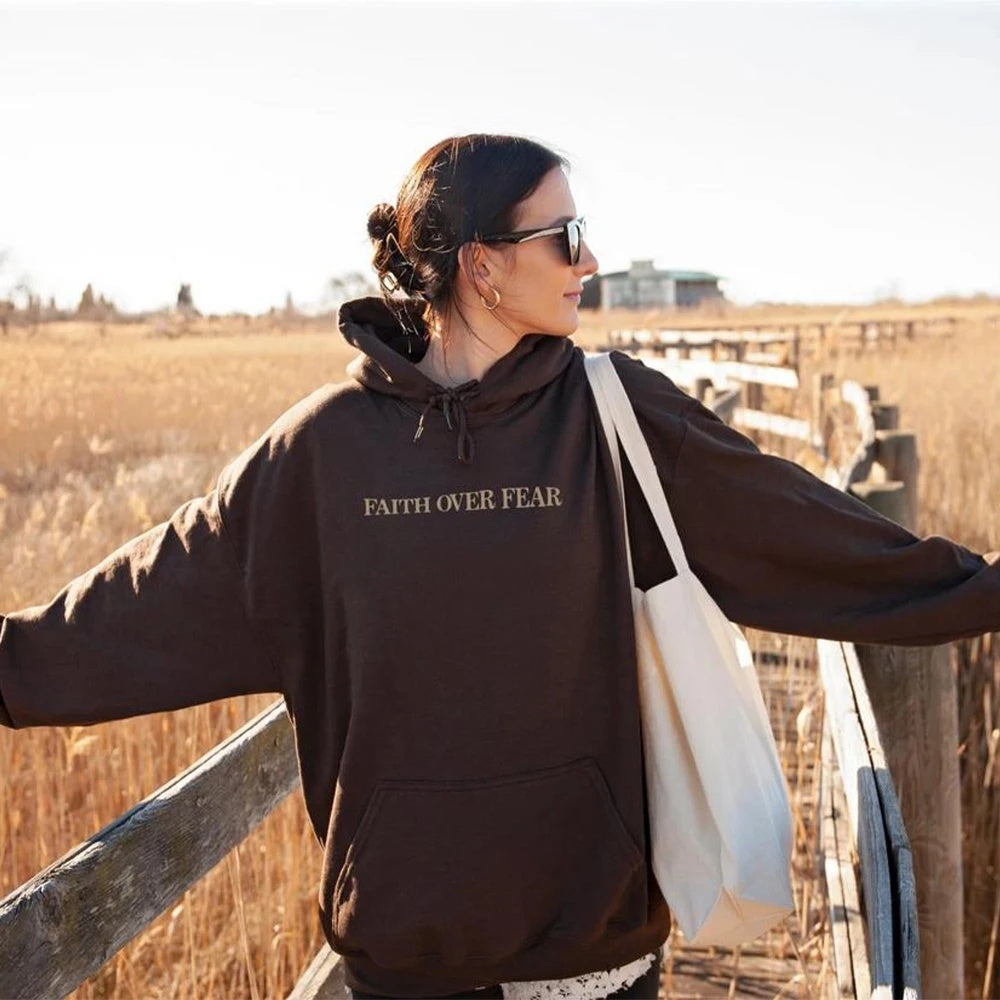 Faith Over Fear Hoodie Unisex