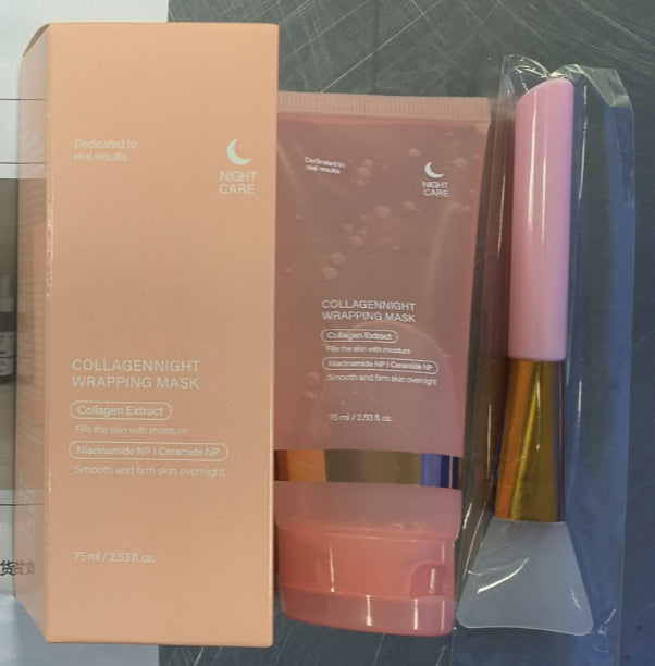 Straffende Collagen-Gesichtsmaske für eine glasartige Haut