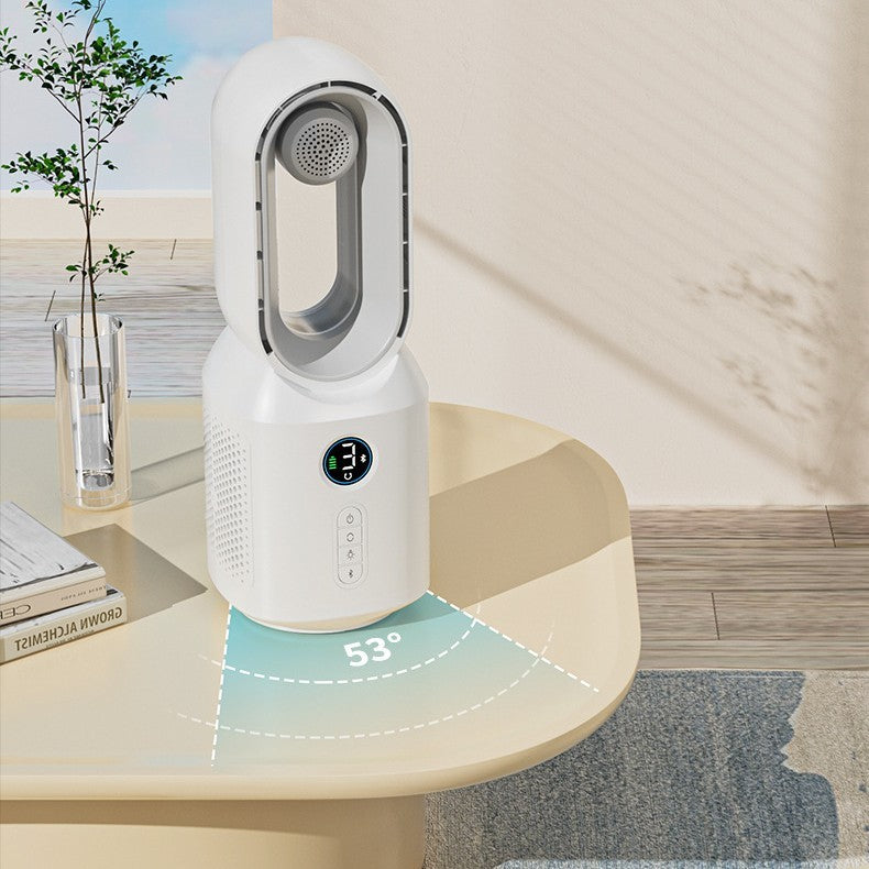 Flügelloser Ventilator mit Bluetooth-Lautsprecher und LED-Licht