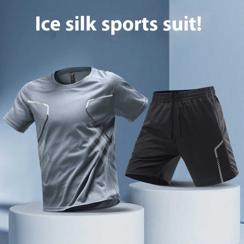 Men's Training T-shirt & Shorts Set