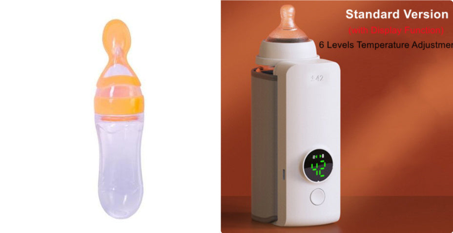 Universeller kabelloser wiederaufladbarer Babyflaschenwärmer mit Isolierhülle
