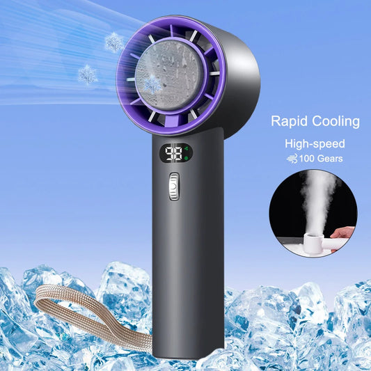 Portable Handheld Turbo Fan With Adjustable Speeds
