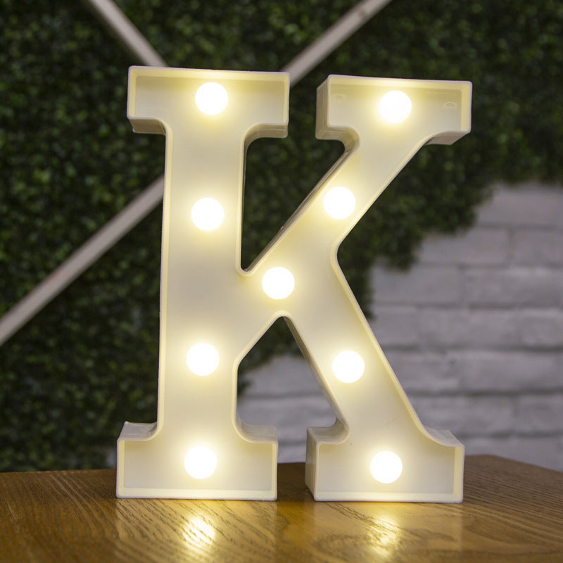 White LED Letters For Decoration