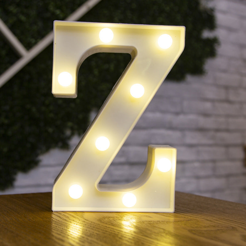 White LED Letters For Decoration