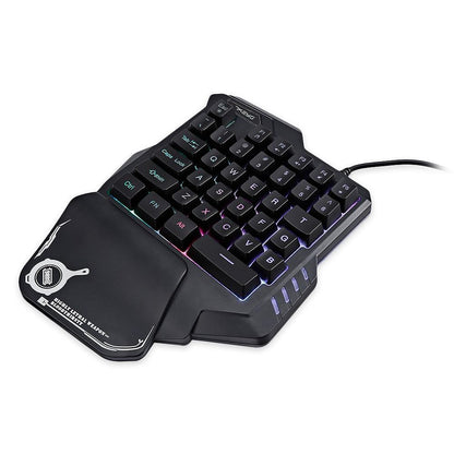 One-Handed Mini Gaming Keyboard