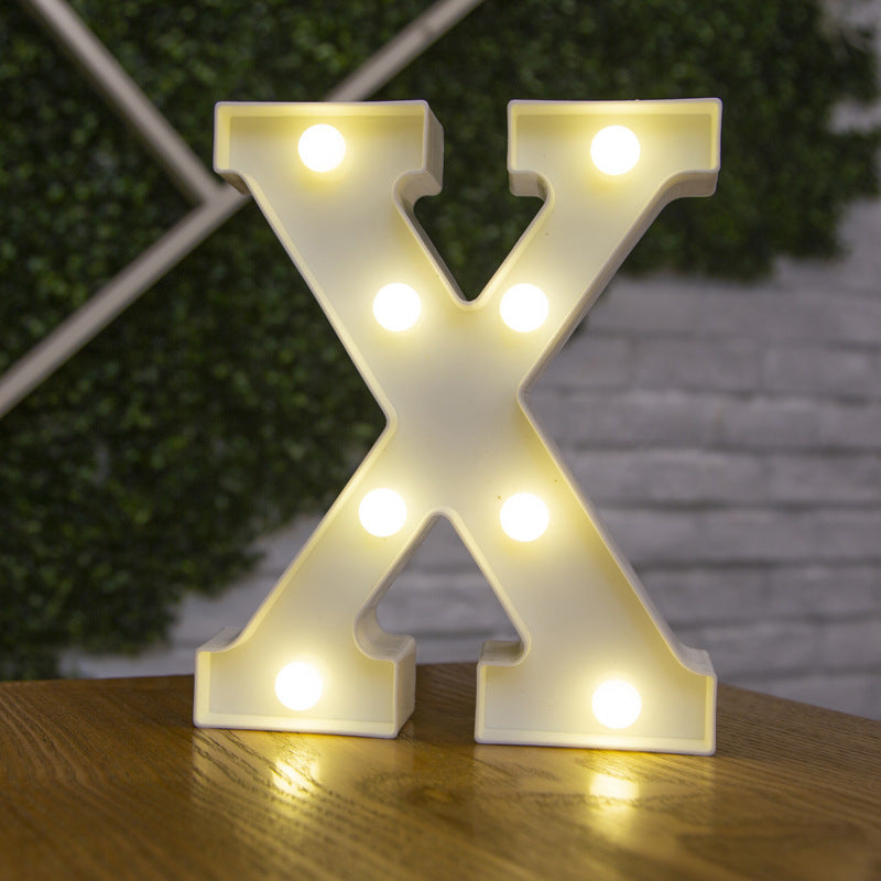 White LED Letters For Decoration