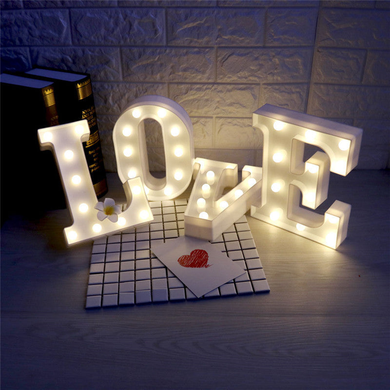 White LED Letters For Decoration