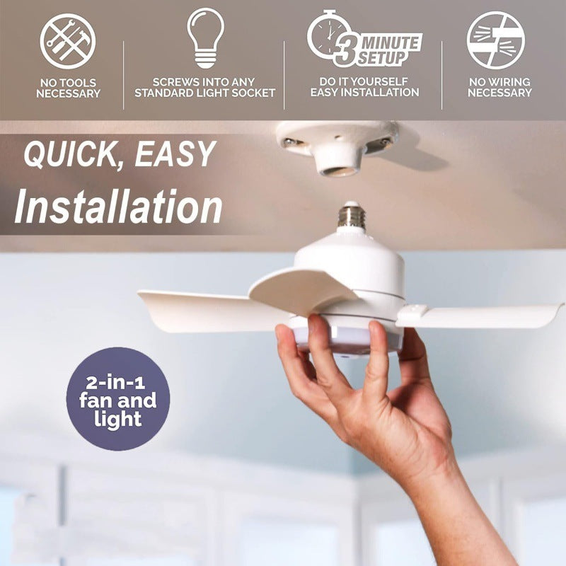Screw In Fan Light With Remote