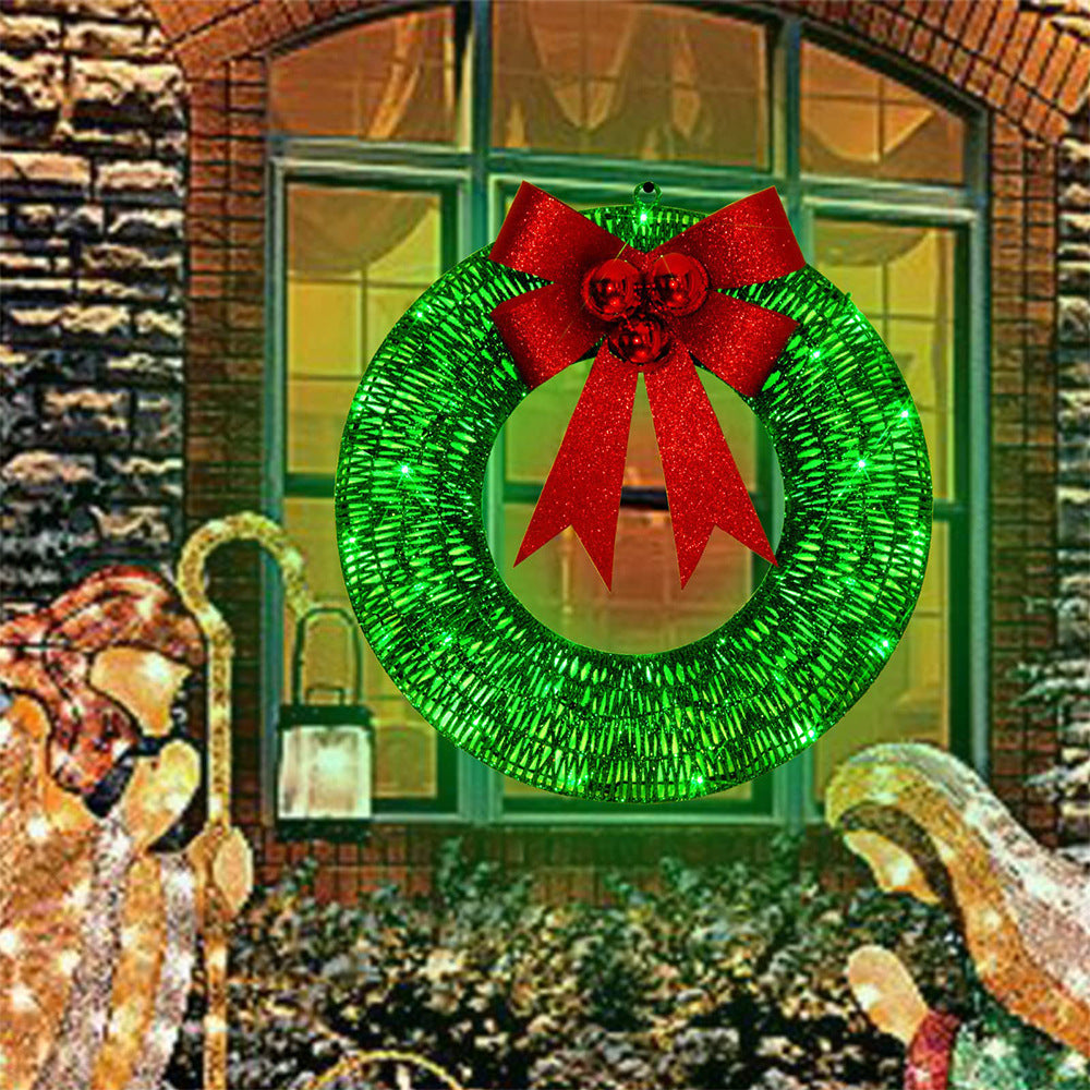 Christmas LED Wreath With Big Bow